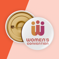 Women's Convention Logo Button